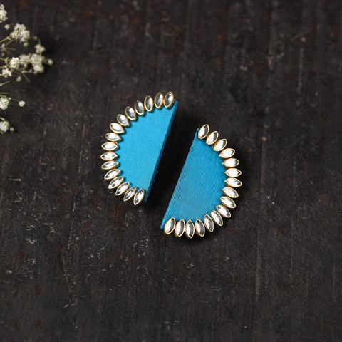 Mayra Stone Work Fabart Earrings Online