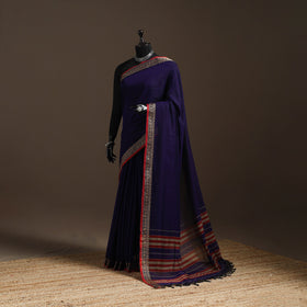 Mercerised cotton dharwad saree with thread border 04