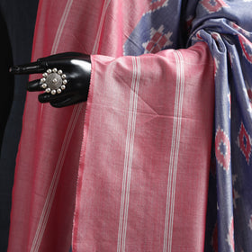 Blue - mercerised cotton pochampally ikat dupatta 21