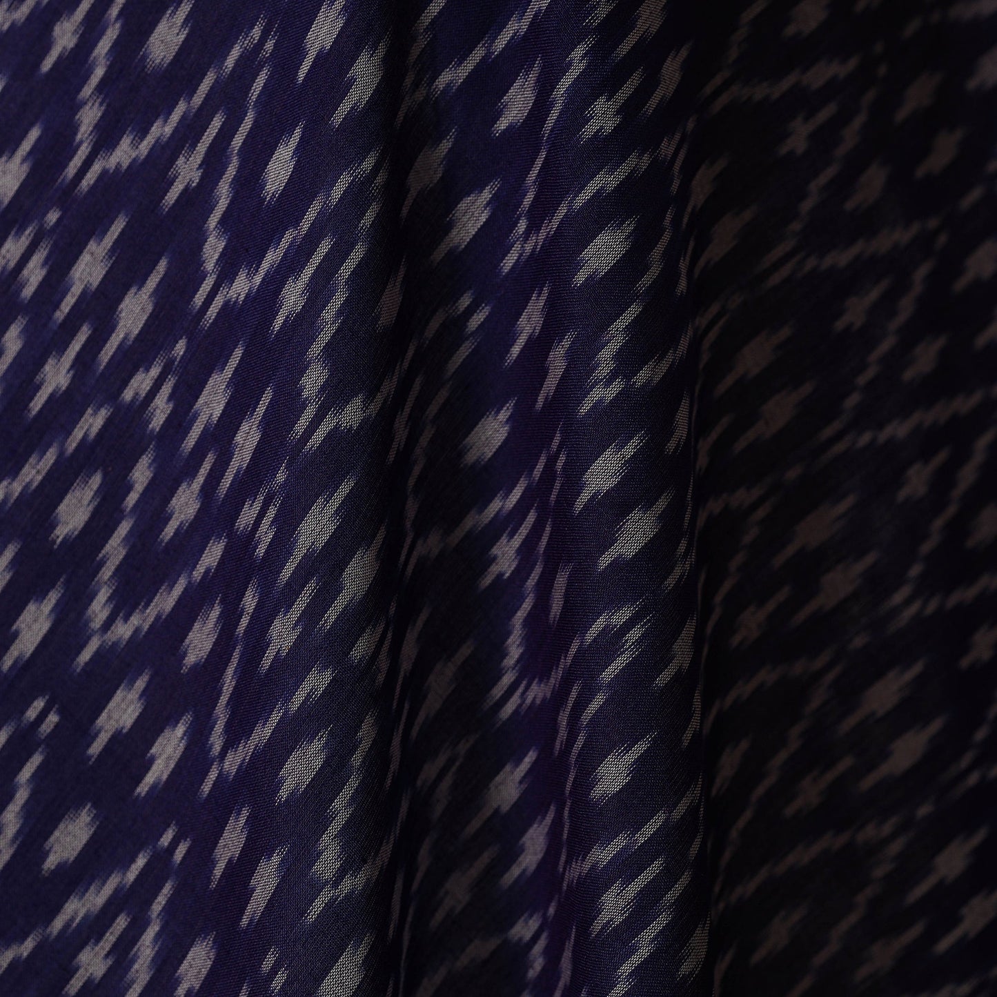 Mercerised cotton pochampally ikat fabric 06 - handcrafted