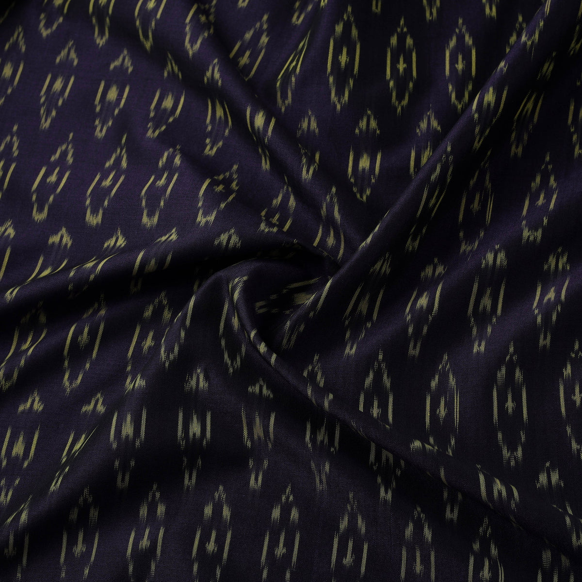 Mercerised cotton pochampally ikat fabric 21 - handcrafted