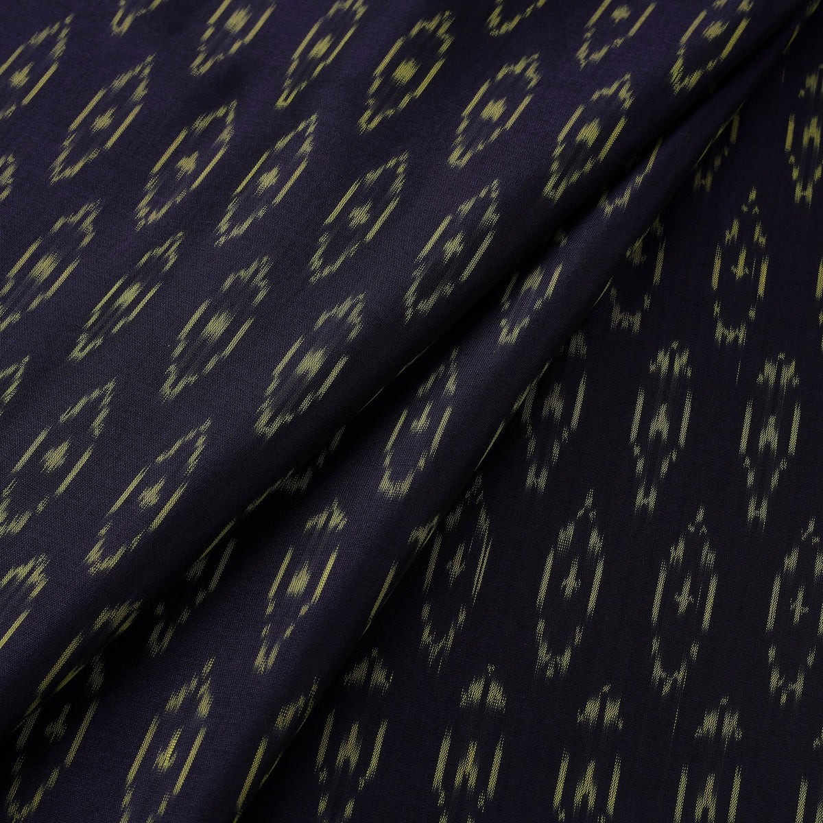 Mercerised cotton pochampally ikat fabric 21 - handcrafted