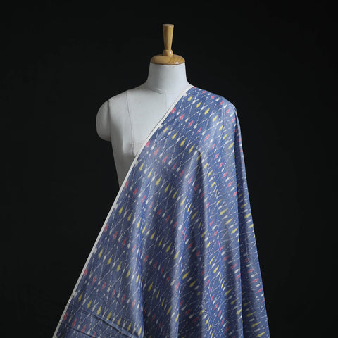Mercerised cotton pochampally ikat fabric 22 - handcrafted