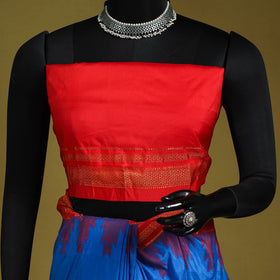 Blue - mercerized cotton ilkal saree with blouse 32