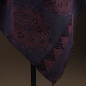 Merino wool natural dyed handwoven hand shawl 22