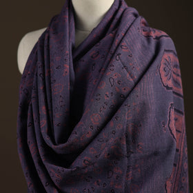 Merino wool natural dyed handwoven hand shawl 24