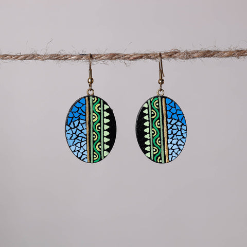 miniature handpainted earrings