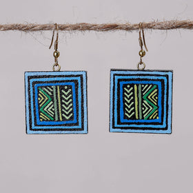  Miniature Handpainted Wooden Earrings 