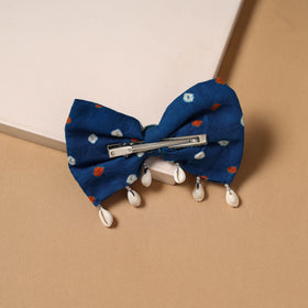 Mirror shell work women’s bow hair clip 07 - handcrafted