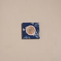 Mirror work handmade fabart jute magnet 29 - handcrafted