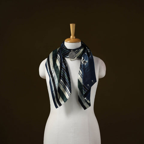 Modal silk pendant necklace scarf 24 - handcrafted