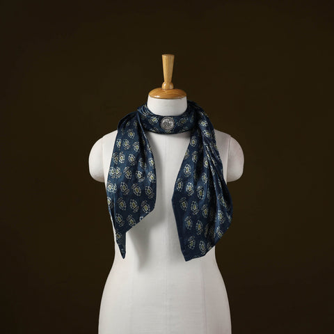 Modal silk pendant necklace scarf 27 - handcrafted