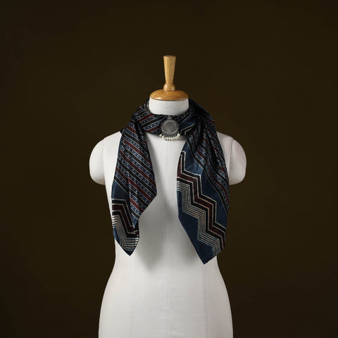 Modal silk pendant necklace scarf 35 - handcrafted