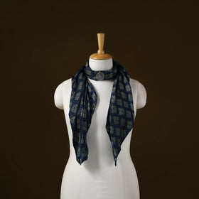 Modal silk pendant necklace scarf 42 - handcrafted