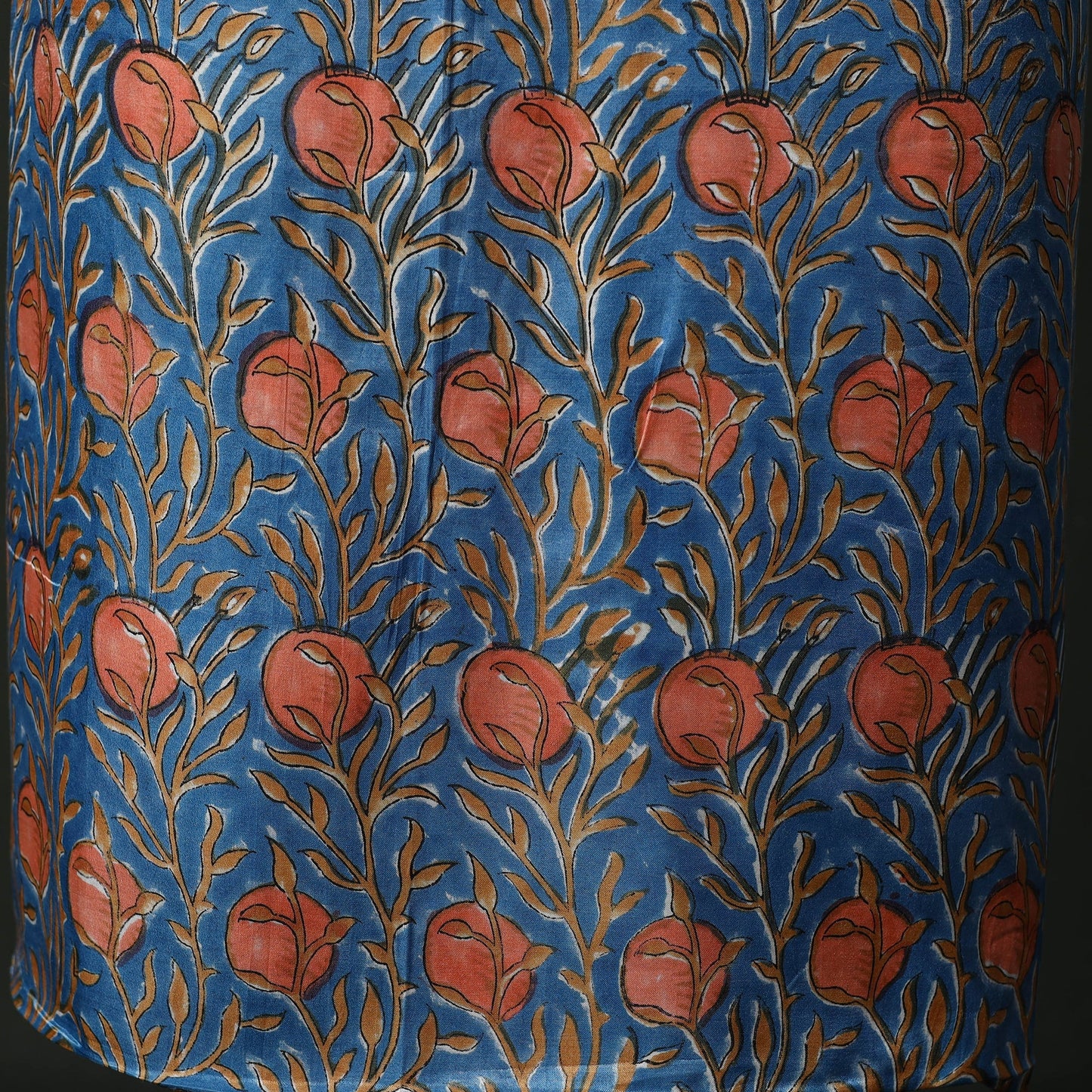 Modal silk hand block sanganeri print 2pc unstitched dress