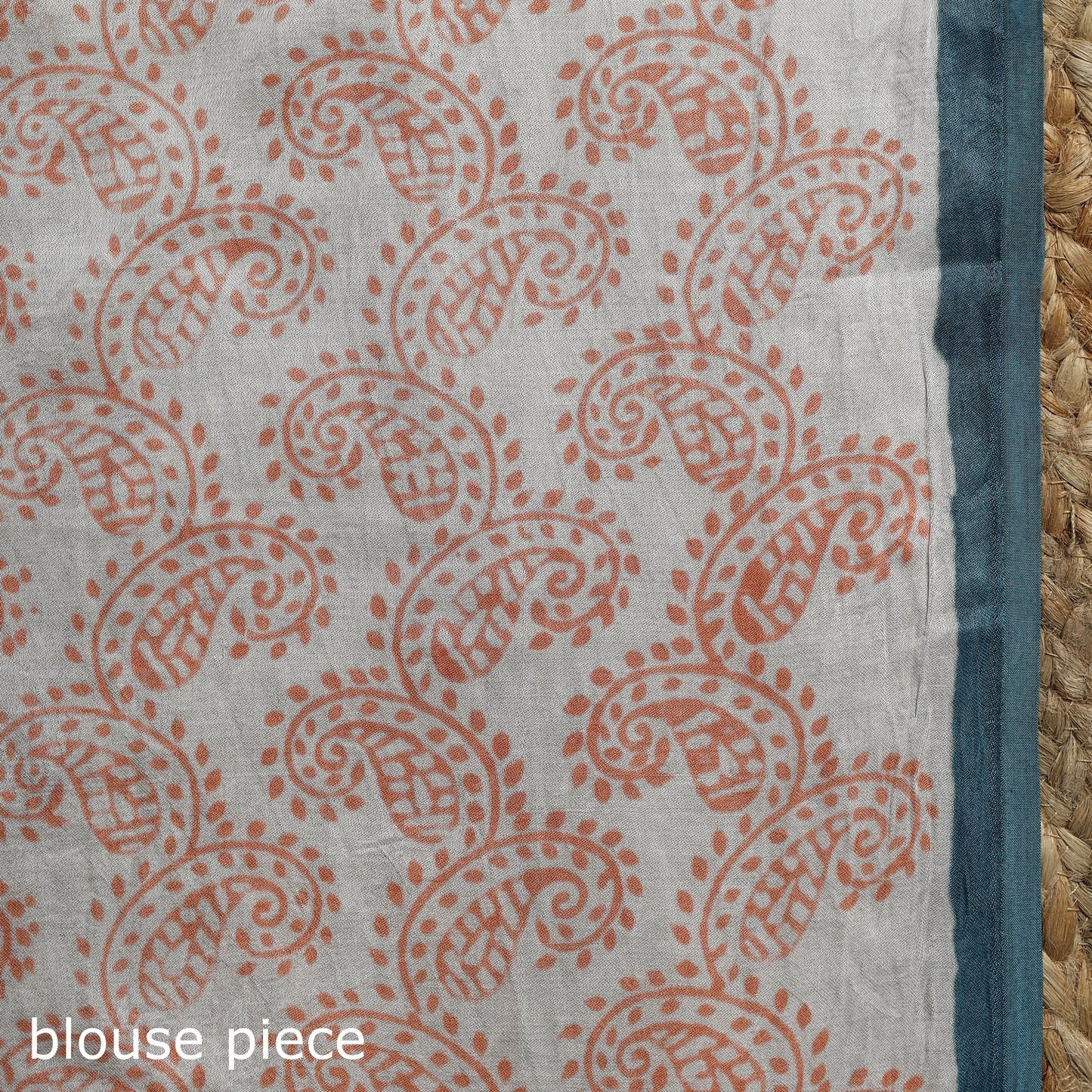 Modal silk hand sanganeri saree 09 - handcrafted