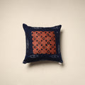 Modal silk patch pochampally ikat cushion cover 06