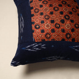 Modal silk patch pochampally ikat cushion cover 06