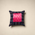 Modal silk patch pochampally ikat cushion cover 14