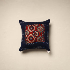 Modal silk patch pochampally ikat cushion cover 16