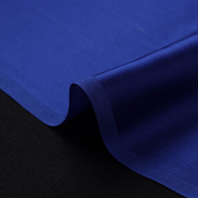 Blue - modal silk plain fabric 14 - handcrafted