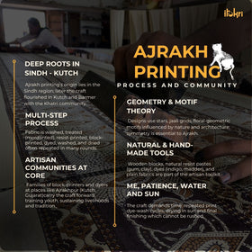 Chaar kaam printing natural dyed mul cotton dupatta