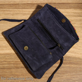 Multicolor Banjara Vintage Embroidery Mirror & Coin Work Sling Bag