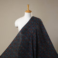 Blue - natural dyed 3 kaam cotton fabric 12 - handcrafted