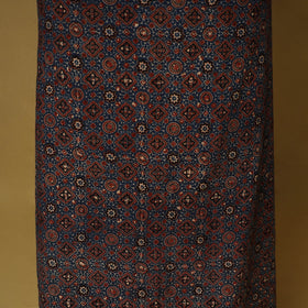 Blue - natural dyed 3pc unstitched dress material 02