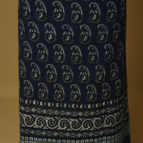 Blue - natural dyed 3pc unstitched dress material 07