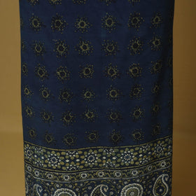 Blue - natural dyed 3pc unstitched dress material 17