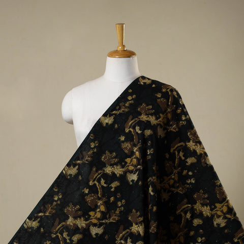 Blue - natural dyed bagru dabu fabric 30 - handcrafted