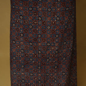 Blue - natural dyed 3pc unstitched dress material 02