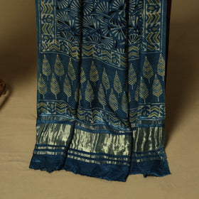 Natural dyed modal silk bagru 2pc unstitched dress material