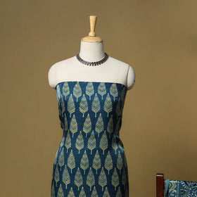 Natural dyed modal silk bagru 2pc unstitched dress material