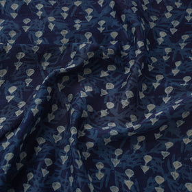  Natural Dyed Chanderi Silk Akola Print Fabric 