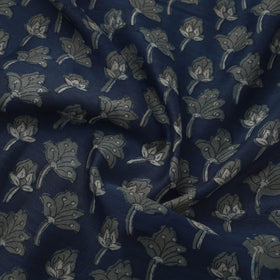  Natural Dyed Chanderi Silk Akola Print Fabric 