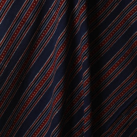 Blue - natural dyed cotton fabric 24 - handcrafted