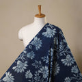 Blue Natural Dyed Cotton Bindaas Block Print Fabric