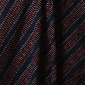 Blue - natural dyed cotton fabric 24 - handcrafted