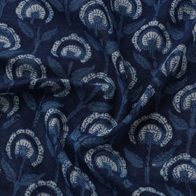 Natural dyed cotton hand block dabu bagru print fabric 08