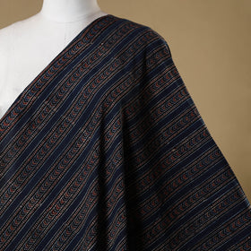 Blue - natural dyed cotton hand fabric 16 - handcrafted