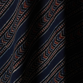 Blue - natural dyed cotton hand fabric 16 - handcrafted