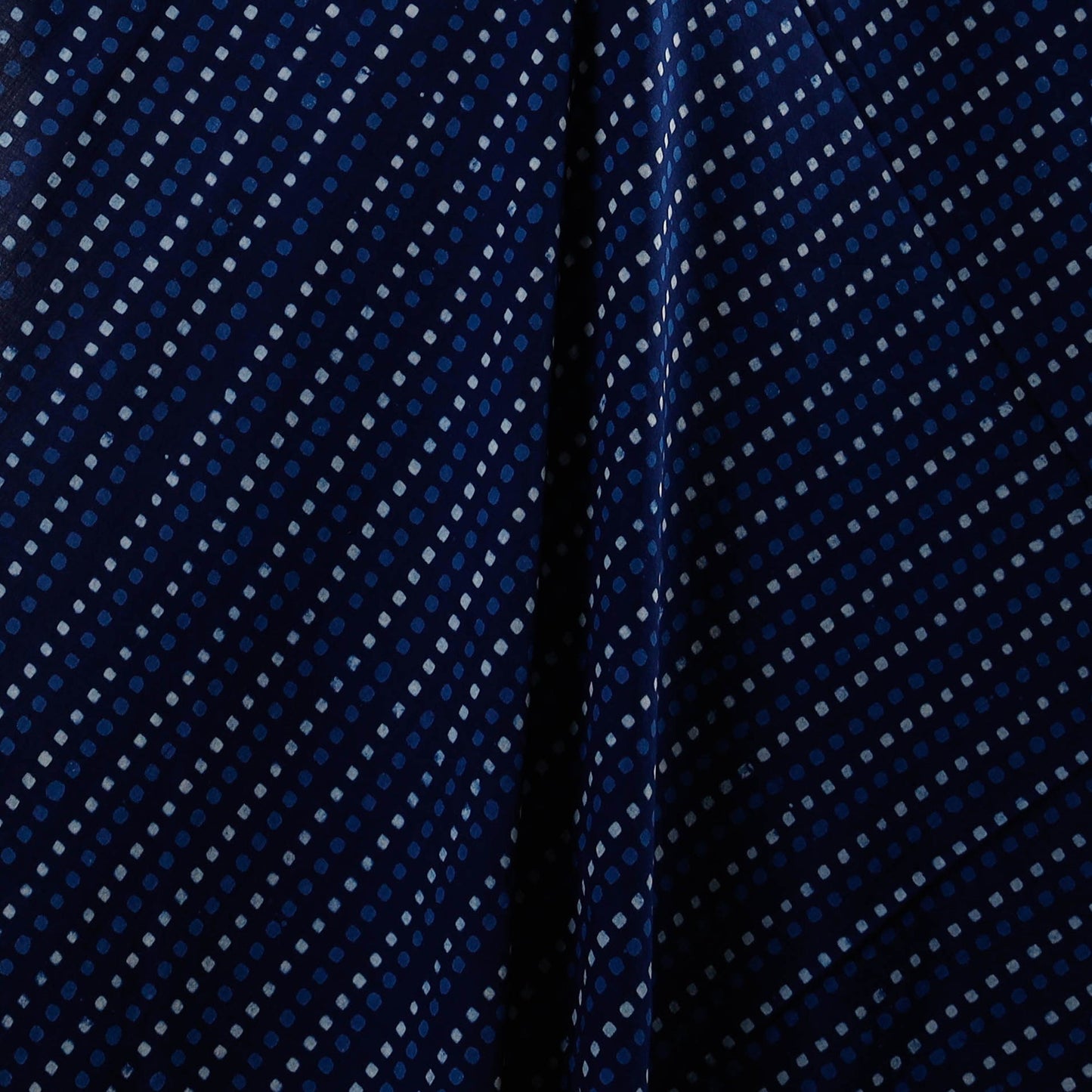 Natural dyed cotton hand pipad fabric 05 - handcrafted