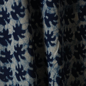 Blue - natural dyed cotton indigo bagru fabric 02