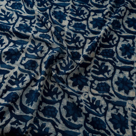 Natural dyed cotton indigo hand bagru dabu fabric 23
