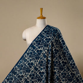 Natural dyed cotton indigo hand bagru dabu fabric 28
