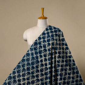 Natural dyed cotton indigo hand bagru dabu fabric 30