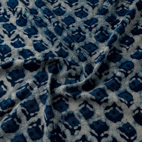 Natural dyed cotton indigo hand bagru dabu fabric 30