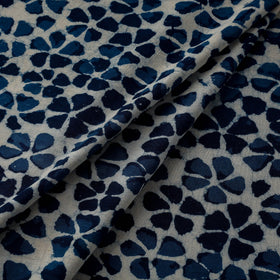 Natural dyed cotton indigo hand bagru dabu fabric 33